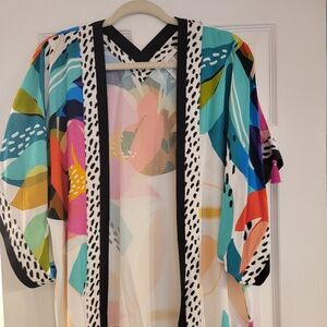 LA BLANCA swimsuit cover up kimono
